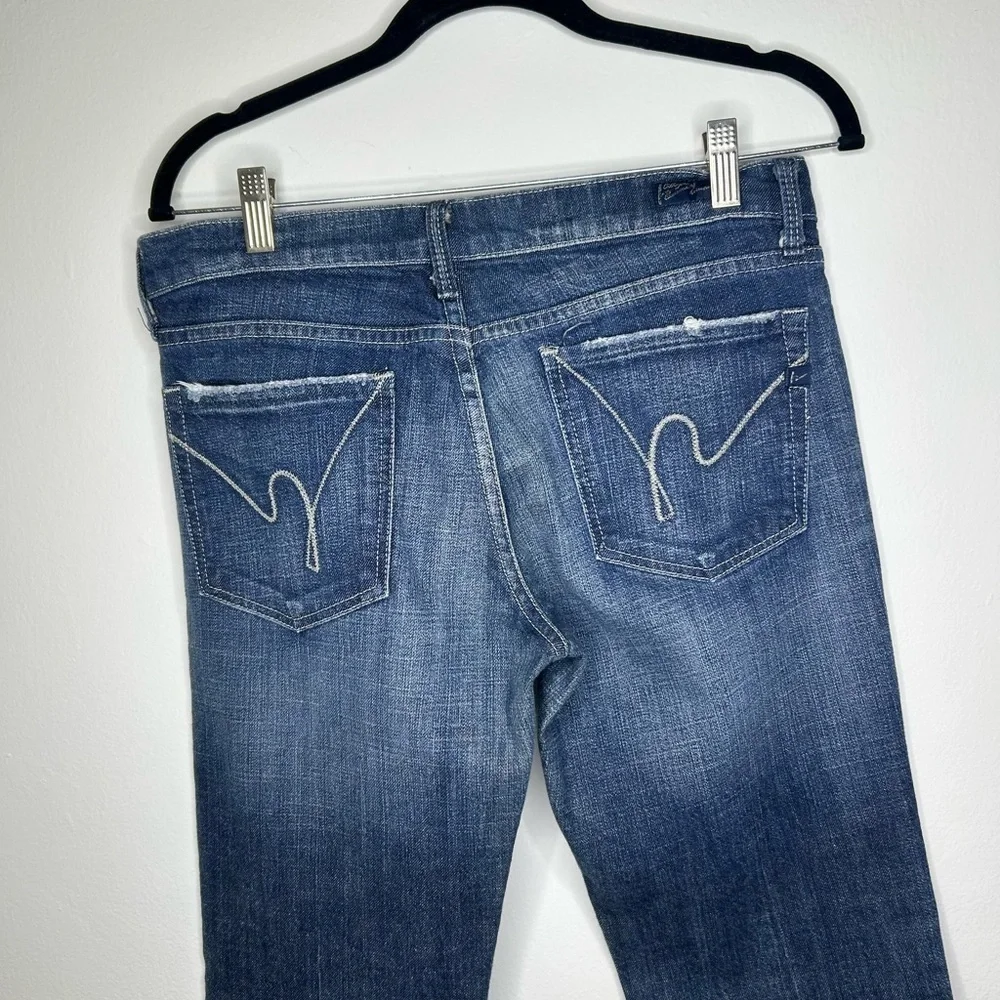 CITIZENS OF HUMANITY Kelly 001 low waist Dark Blue Bootcut jeans Size 29 - Picture 4 of 9